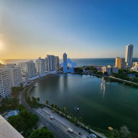 Apartamento Aparta Estudio Vista Piso 20 Cartagena